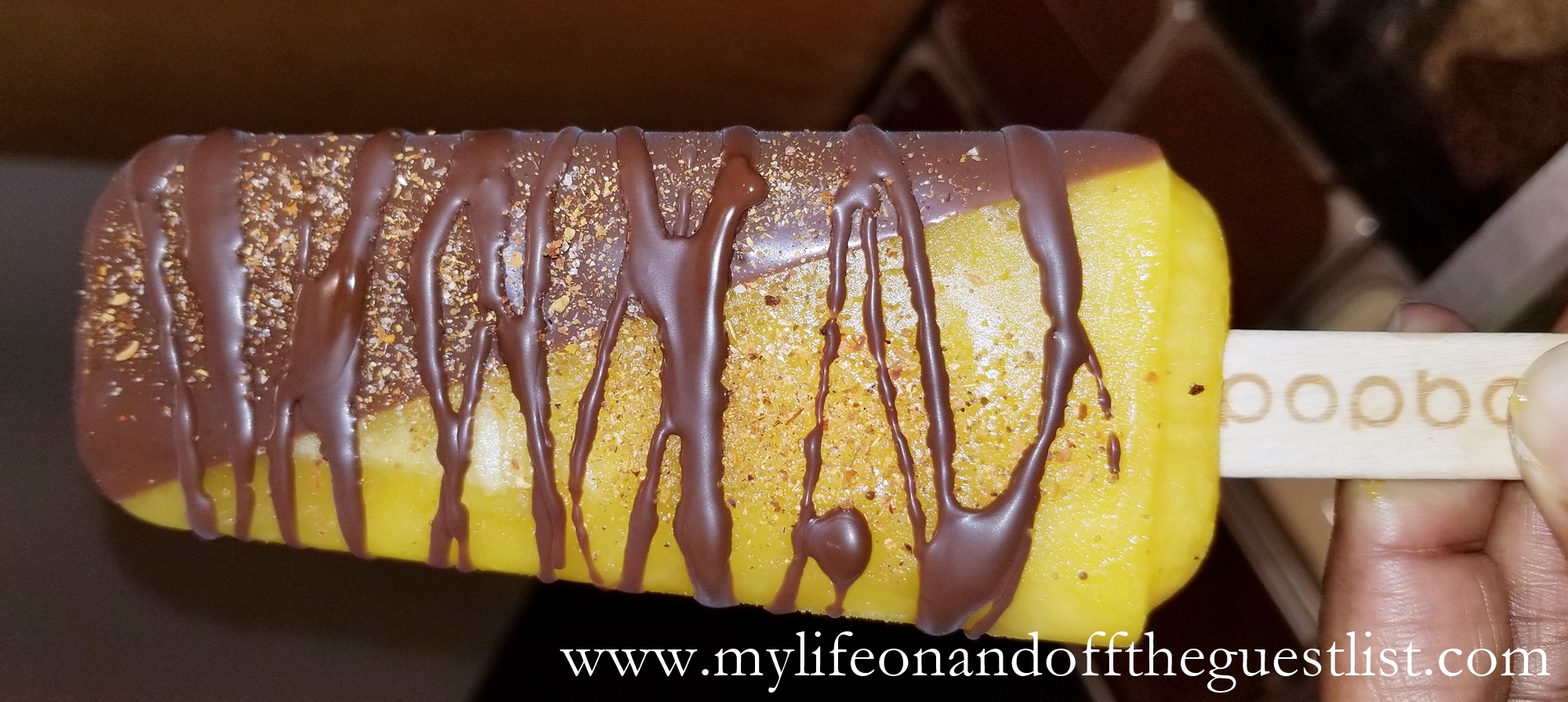 Popbar Passion fruit popSorbetto with Vegan Chocolate