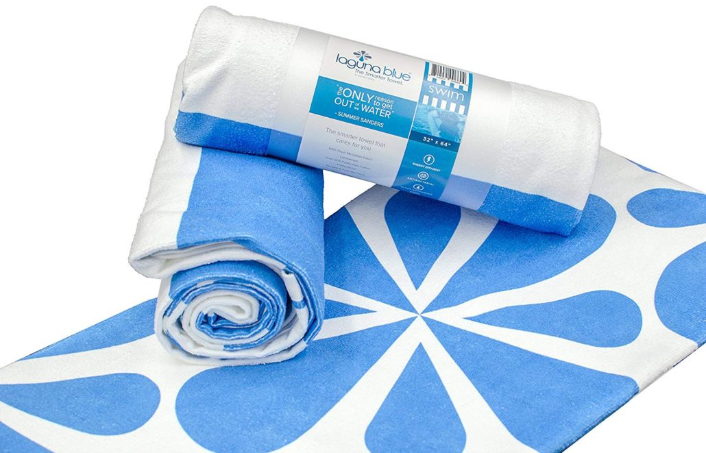 Laguna Blue Quick Drying Antibacterial Towels