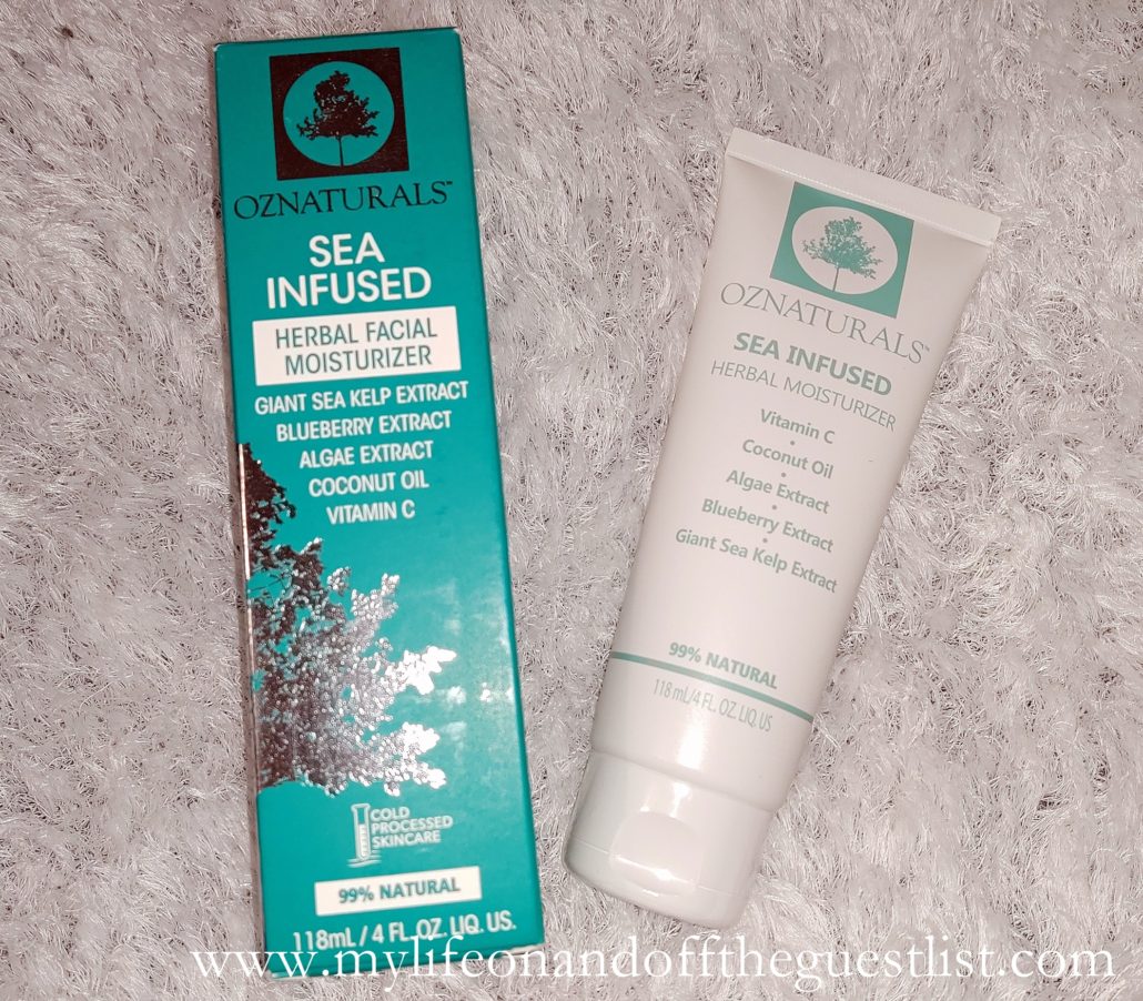 OZNaturals NEWLY FORMULATED! Sea Infused Herbal Moisturizer