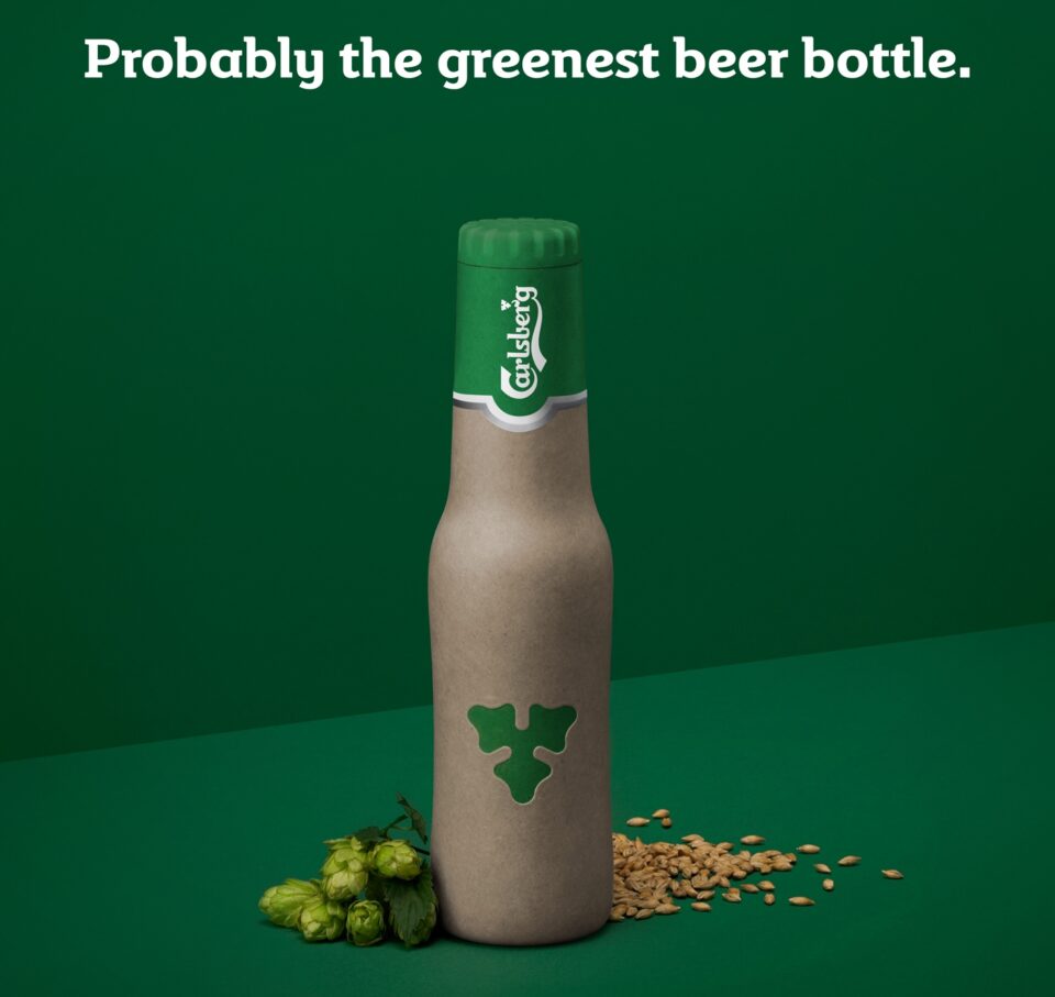 Carlsberg Green Fiber Bottle Design