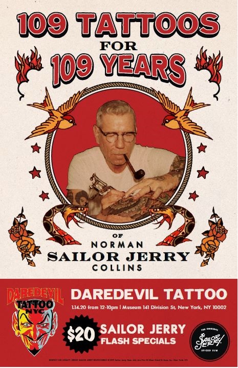 Happy Independence Day  Here is a classic Sailor Jerry tattoo I put on  TJs chest last year  Thanks for looking Email me at  Instagram