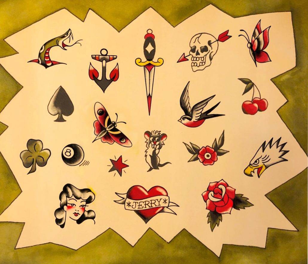 Sailor Jerry | Sailor jerry tattoos, Sailor jerry tattoo flash, Sailor  tattoos