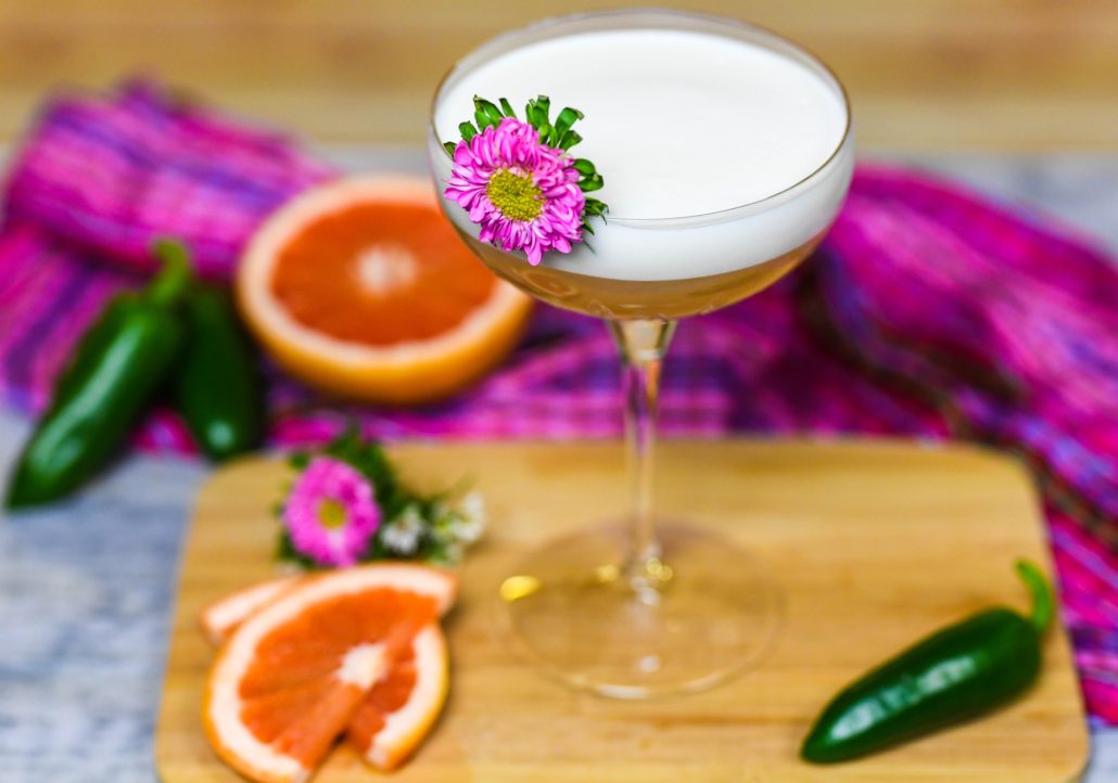Cocktail Photo: Corralejo Tequila Spicy Grapefruit Sour