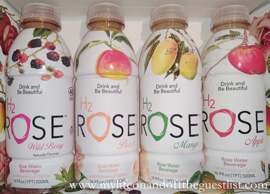 H2rOse Rose Water and Saffron Beverages