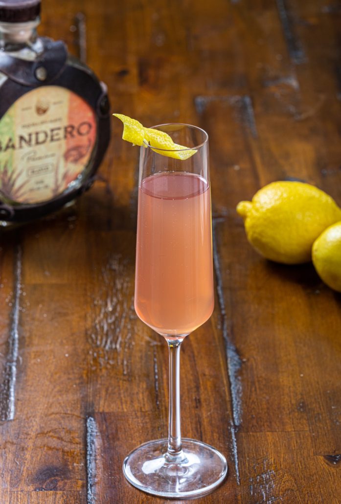 Bandero Tequuila Bubbles Before Midnight Cocktail