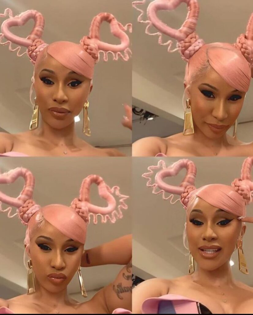 Get The Look: Cardi B's Pink Heart Hair by Tokyo Stylez for Joico