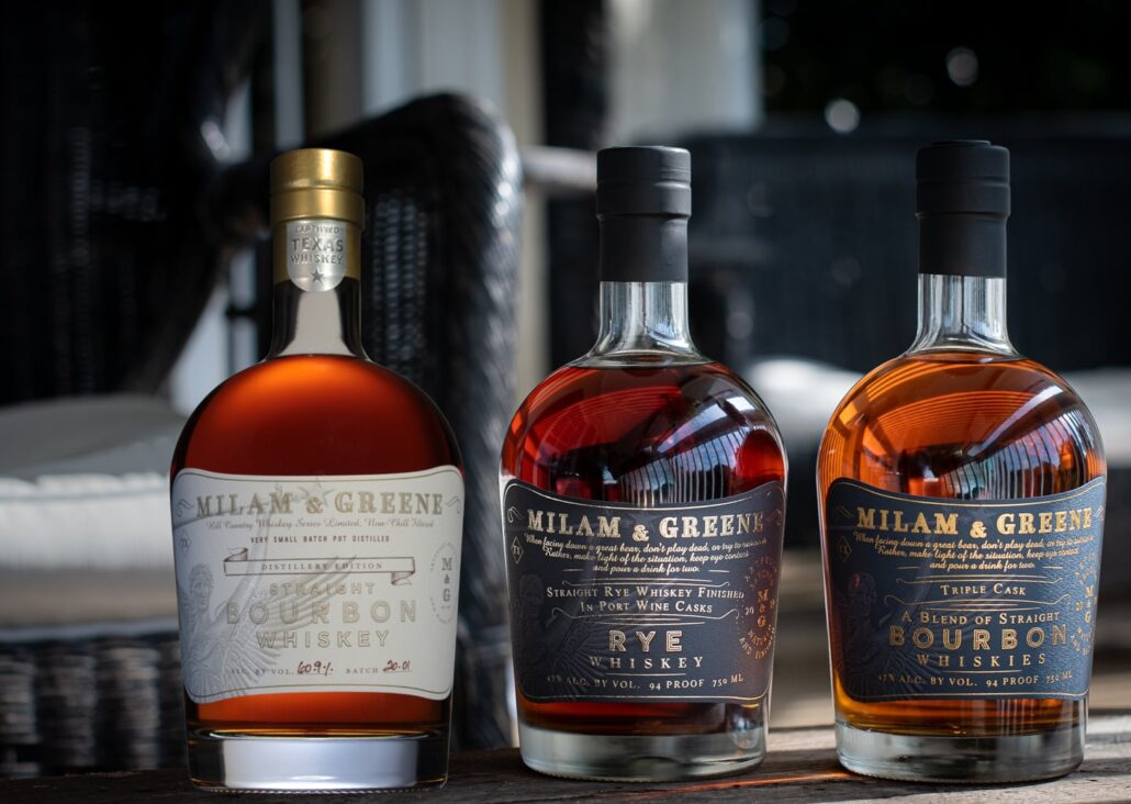 Never Delay Opening a Bottle of Milam & Greene Whiskey