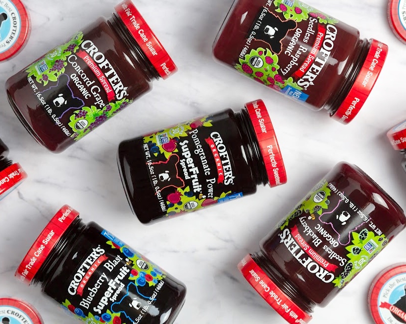 Crofter’s Organics Delivers More Fruit & Less Sugar in Every Jar