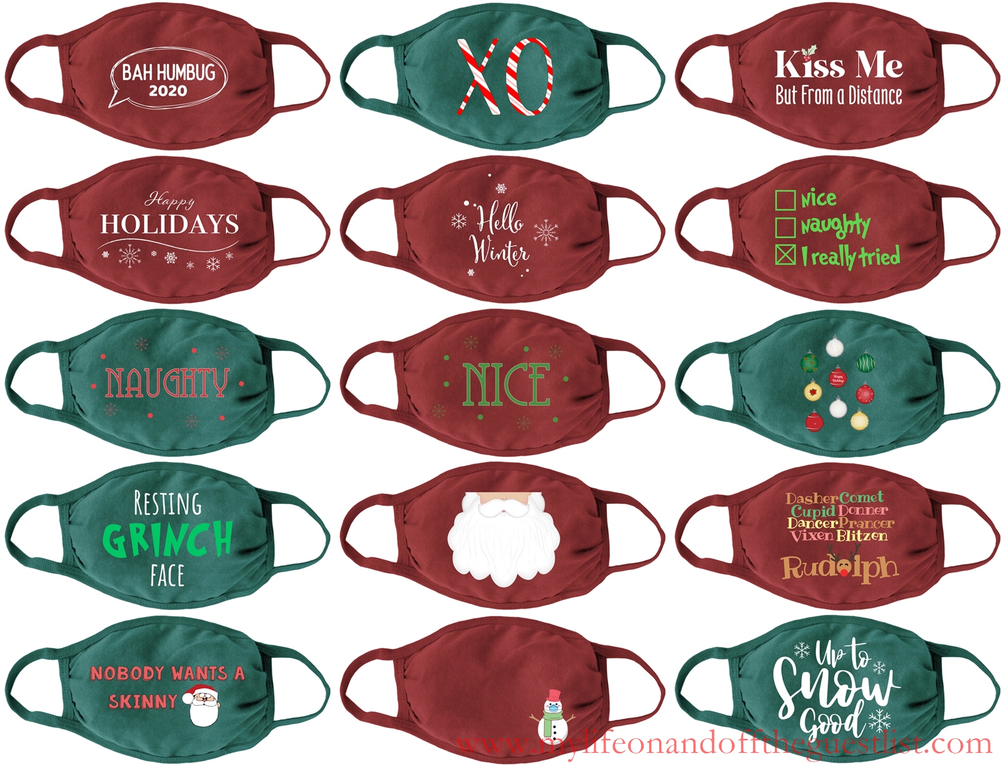 Giftgowns Holiday Masks: Share Your Holiday Spirit While Staying Safe