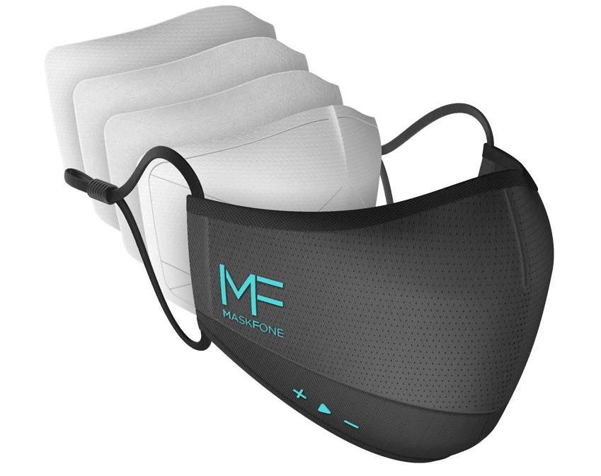 MaskFone: The World's First Athletic Face Mask with Integrated Earbuds