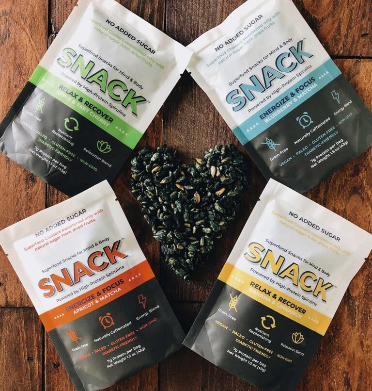 SNACK A Tasty Superfood Cluster Powered by HighProtein Spirulina