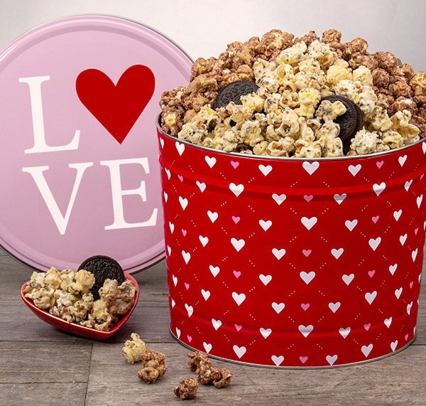 For My Valentine Popcorn Tin