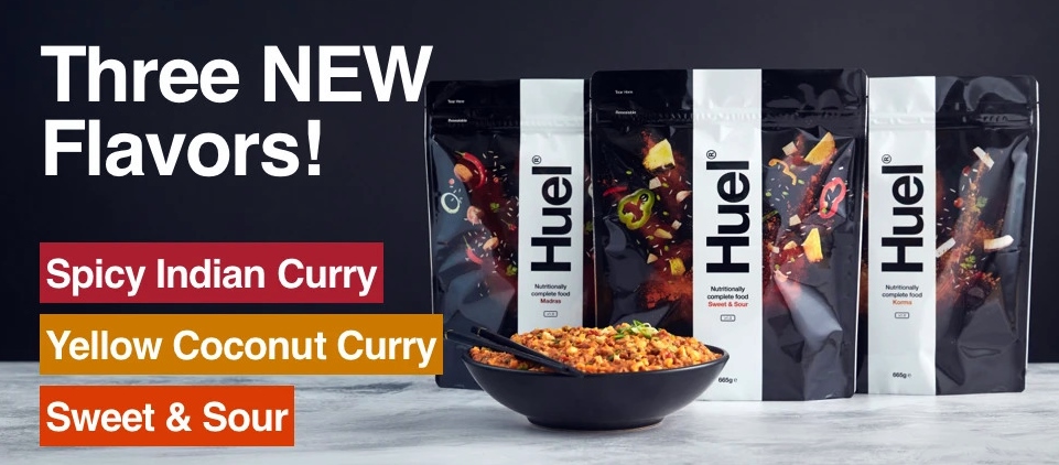 Huel Hot & Savory World’s First Nutritionally Complete/Instant Curry Meals