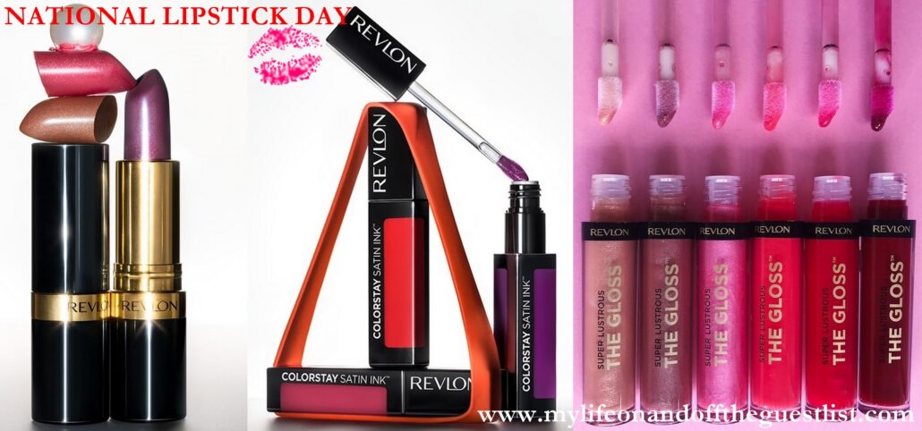 Celebrate National Lipstick Day With Revlon Lip Color Favorites