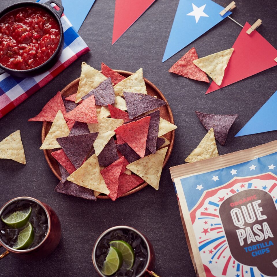 Celebrate the 4th of July with Que Pasa Liberty Chips