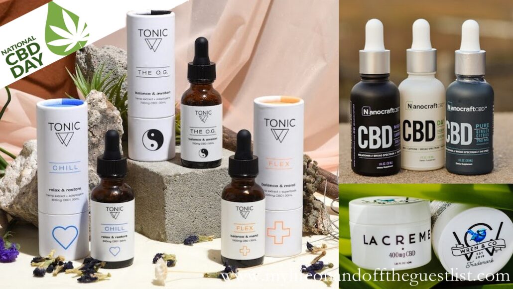 Celebrate National CBD Day with CBD Tinctures, Cremes & Gummies