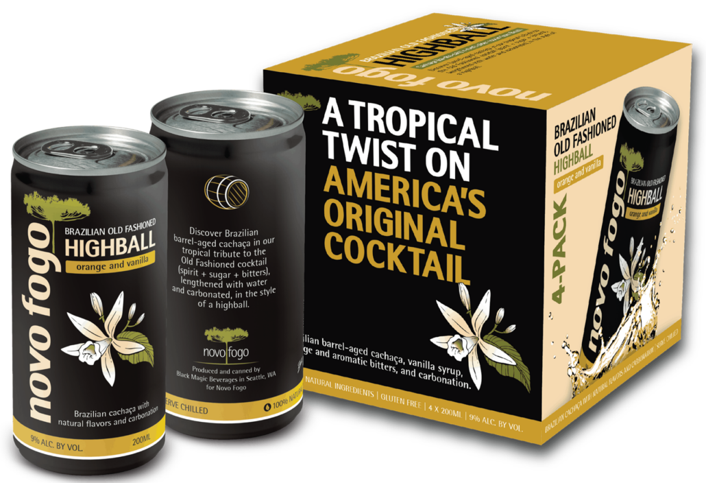 Novo Fogo Releases Brazilian Old Fashioned Highball in a Can
