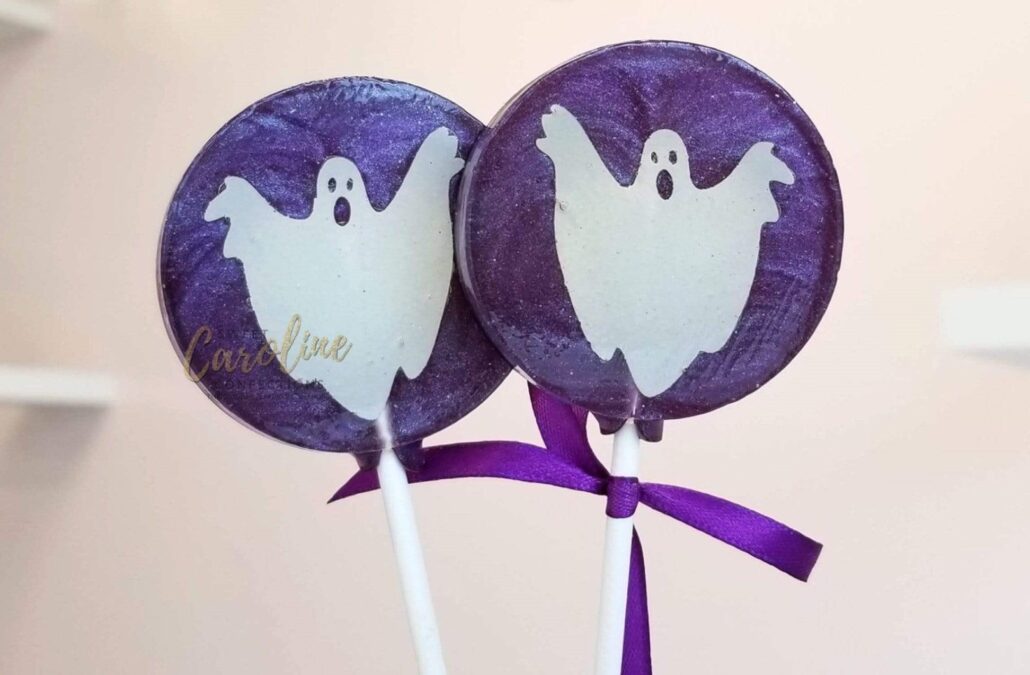 Sweet Caroline Confections Ghost Lollipops