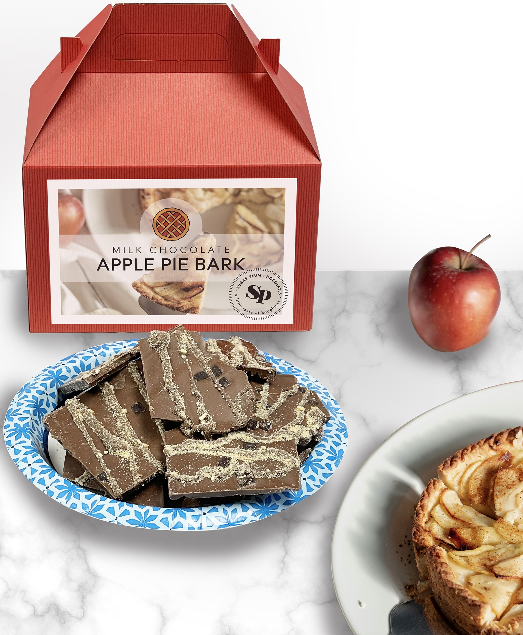 Sugar Plum Apple Pie Bark