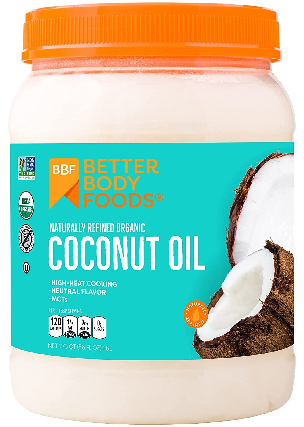 Organic Naturally Refined Coconut Oil, $11.96