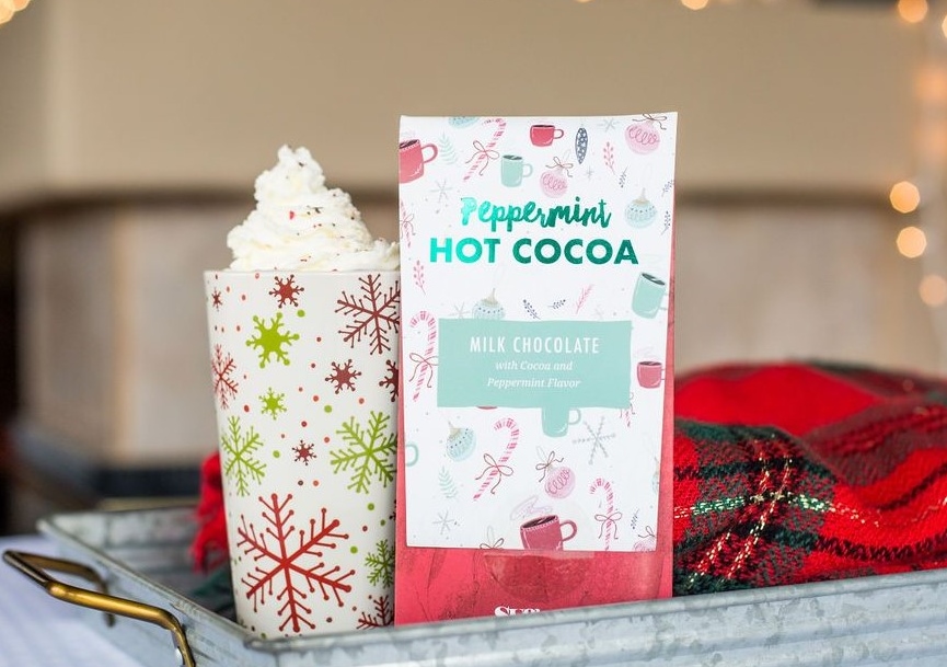 Peppermint Hot Cocoa Bars- 2 pack