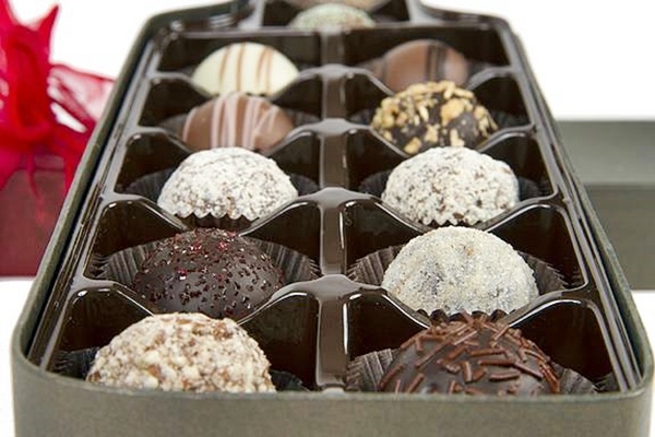 Sugar Plum Chocolates WINE TRUFFLE BOX