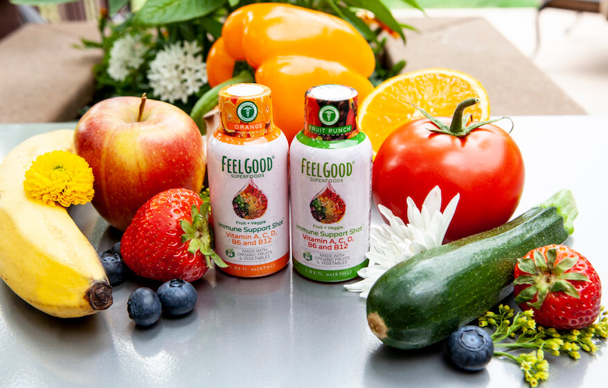 Here's to Your Health, Wellness, and Nutrition in 2022 - FeelGood SuperFoods Immune Support Shots