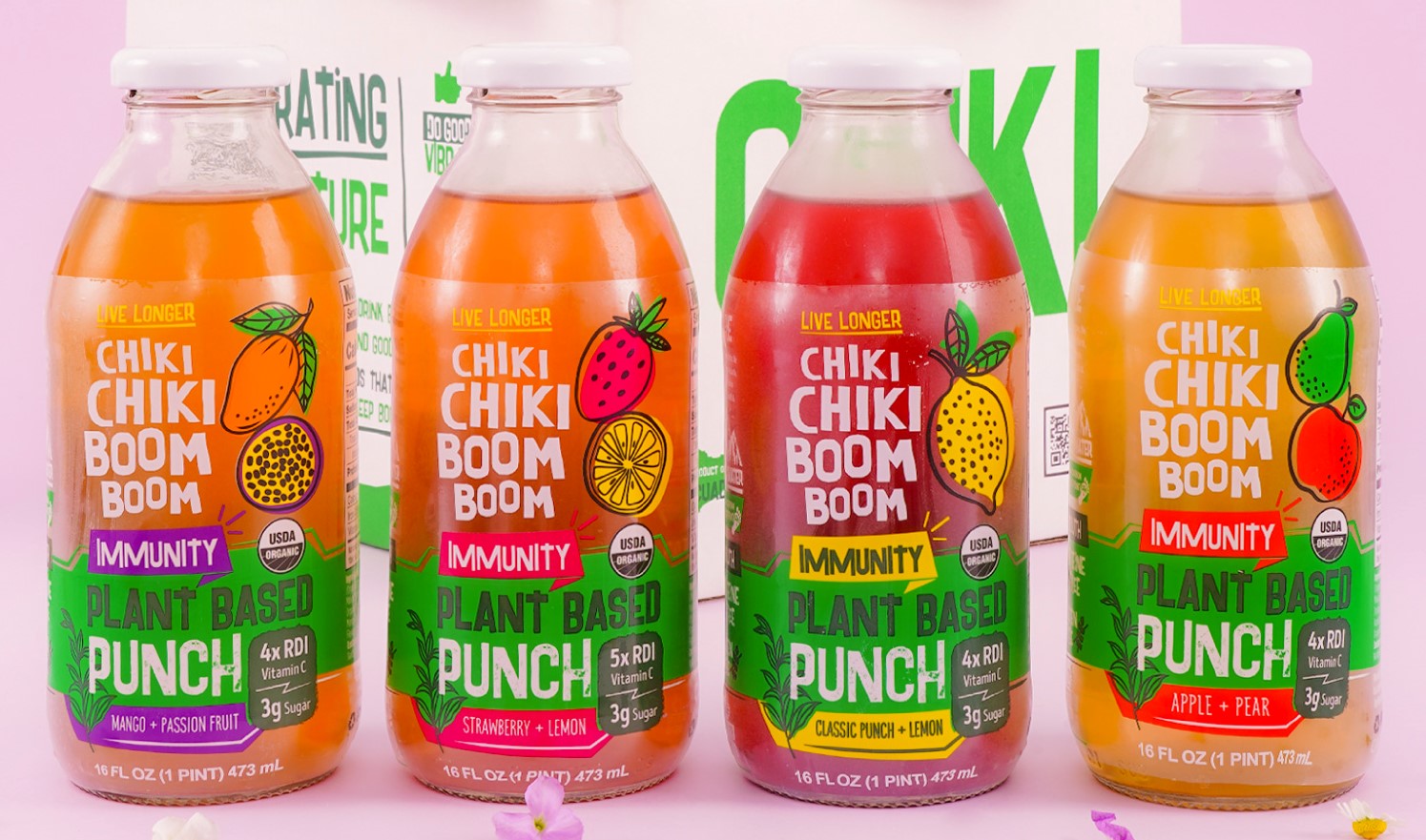 Chiki Chiki Boom Boom: Alkaline, Plant-Based Fruit Punch Beverages