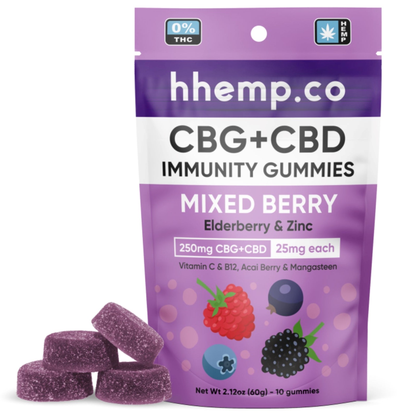 CBG+CBD Immunity gummies