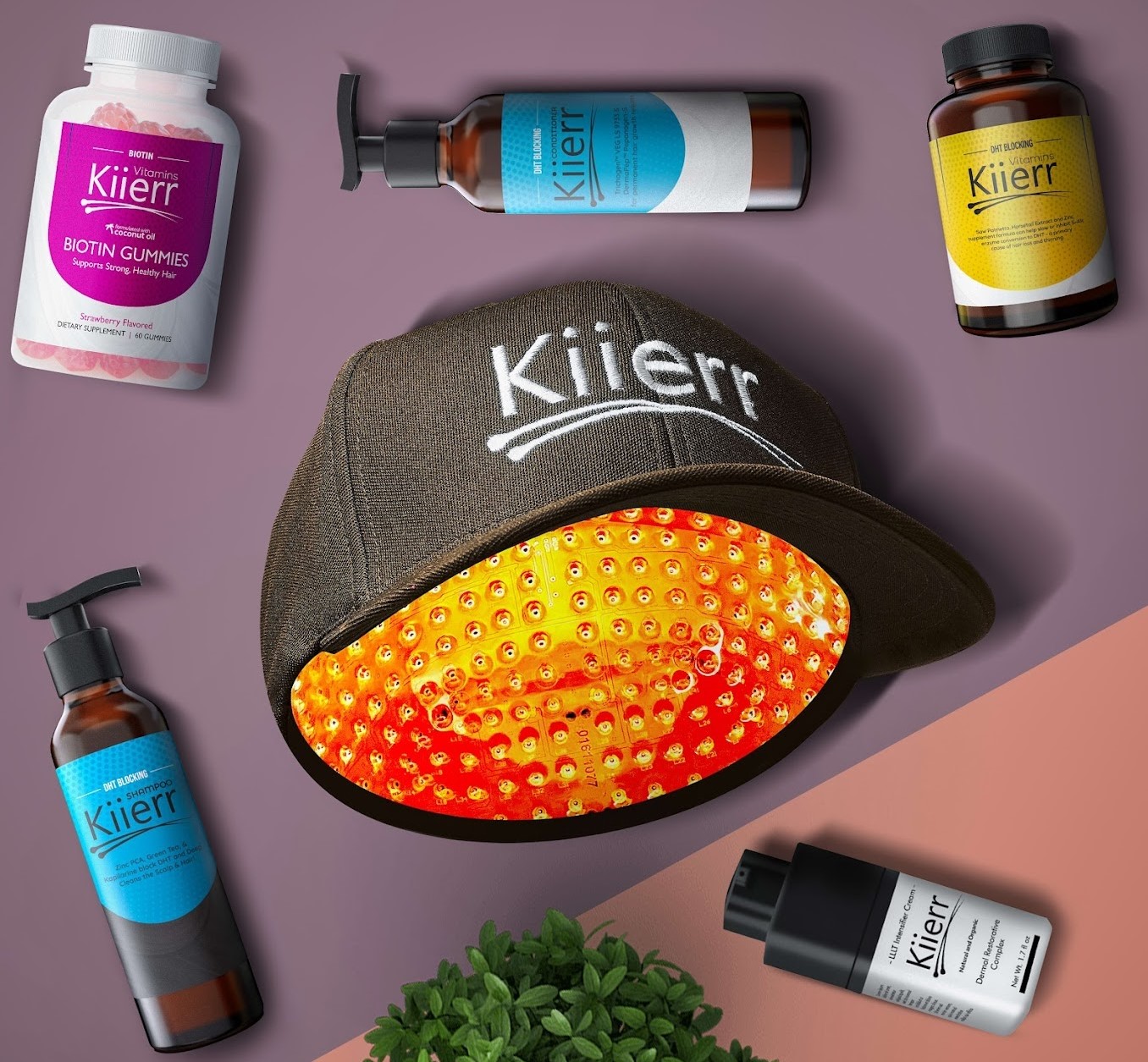 Kiierr Laser Cap + Ultimate Supplements Bundle