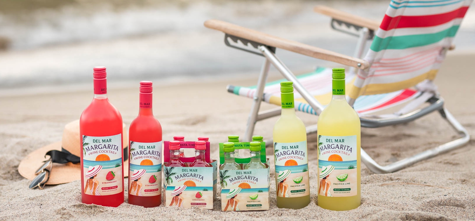 Del Mar Margarita Wine Cocktails Deliver Vacation In A Bottle