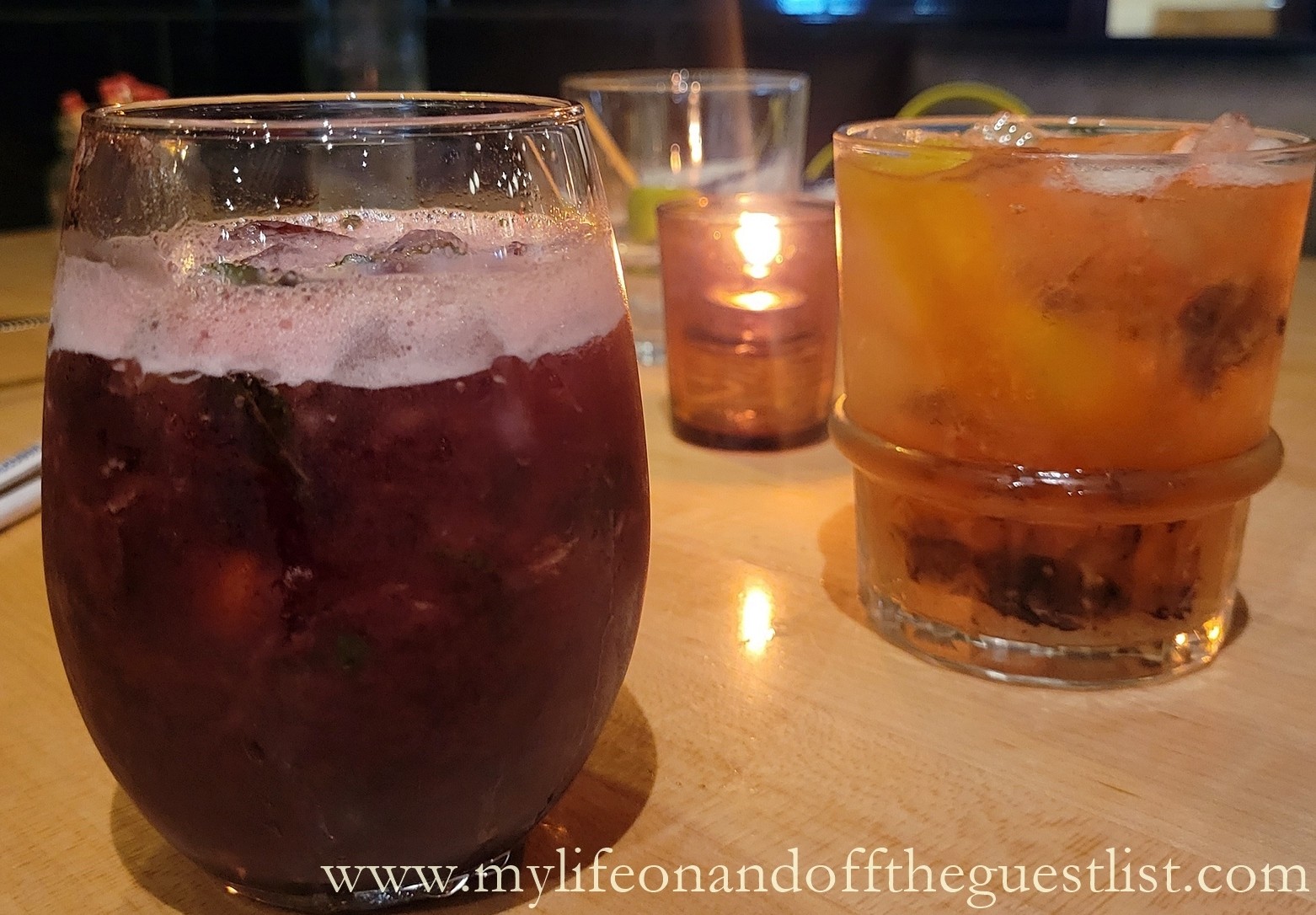 Red Basilica and Imperial Old Fashioned Cocktails