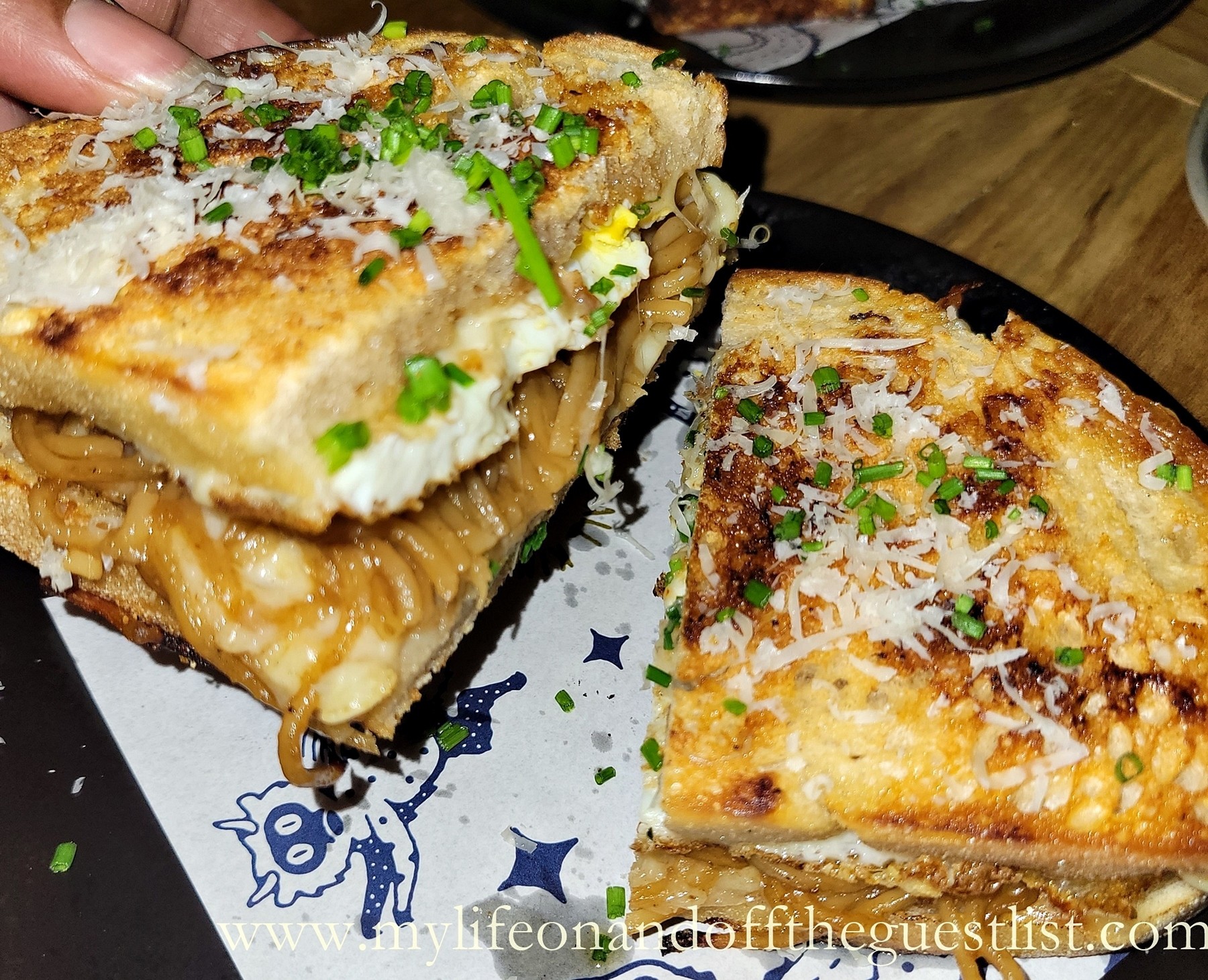 Mee Goreng Grilled Cheese