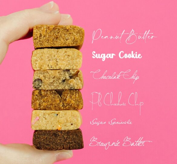 Whoa Dough Cookie Dough Bars, A Delicious, GuiltFree Snack