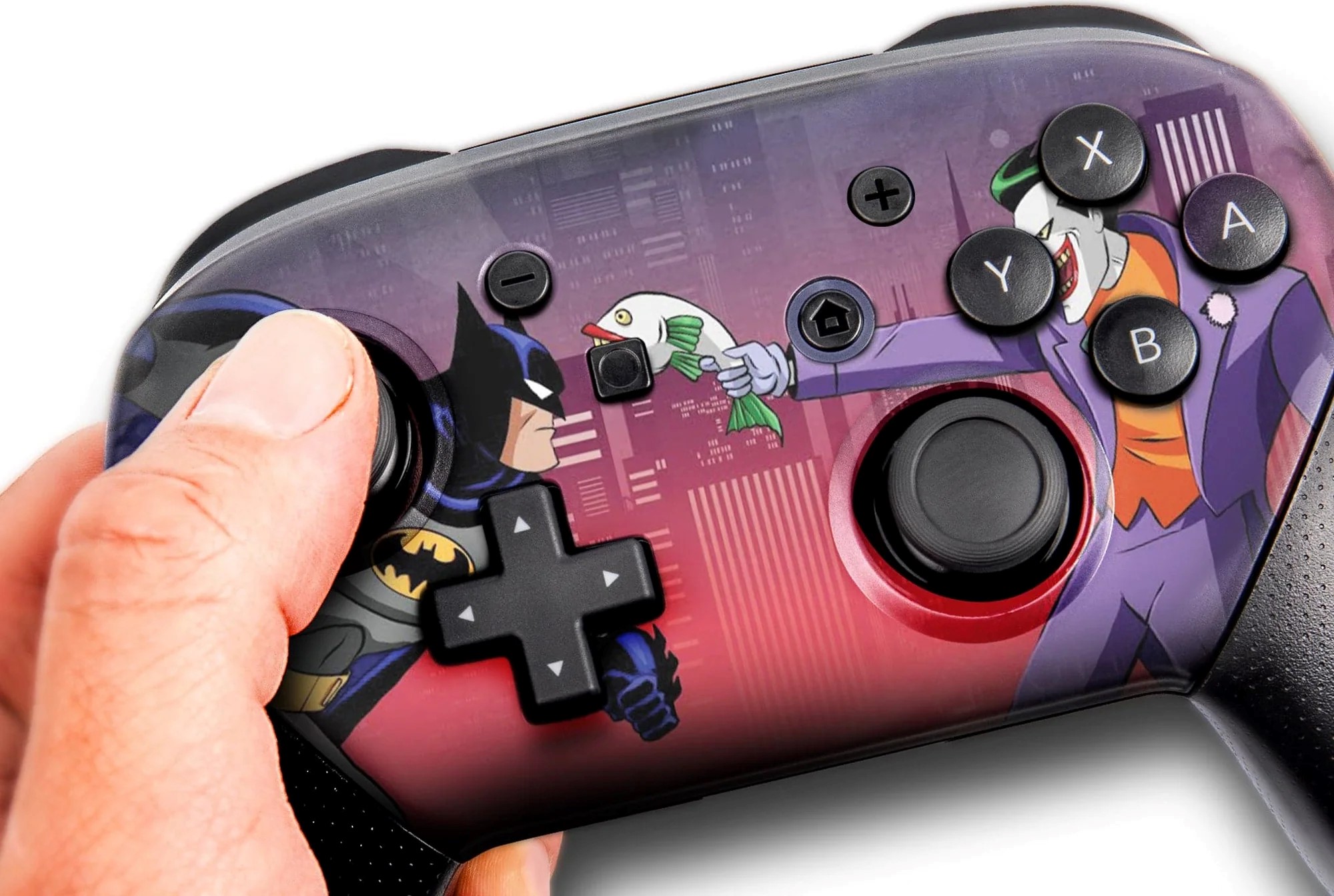 Joker VS Batman inspired Nintendo Switch Pro Controller