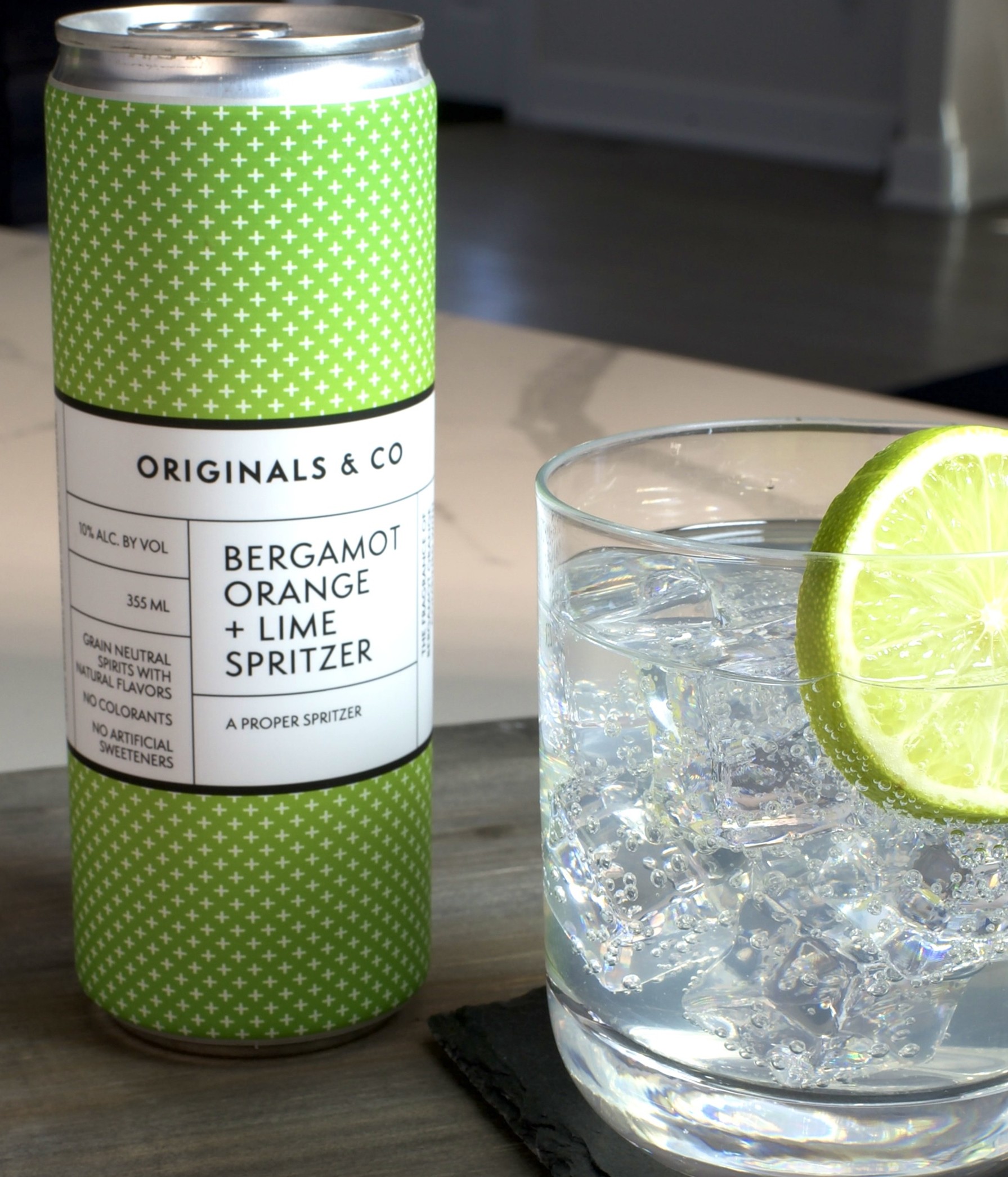 The Must-Try Spritzer: Originals & Co Bergamot + Lime Spritzer
