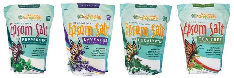 Natural Grocers Launches New Epsom Salt & Foot Soaks Varieties