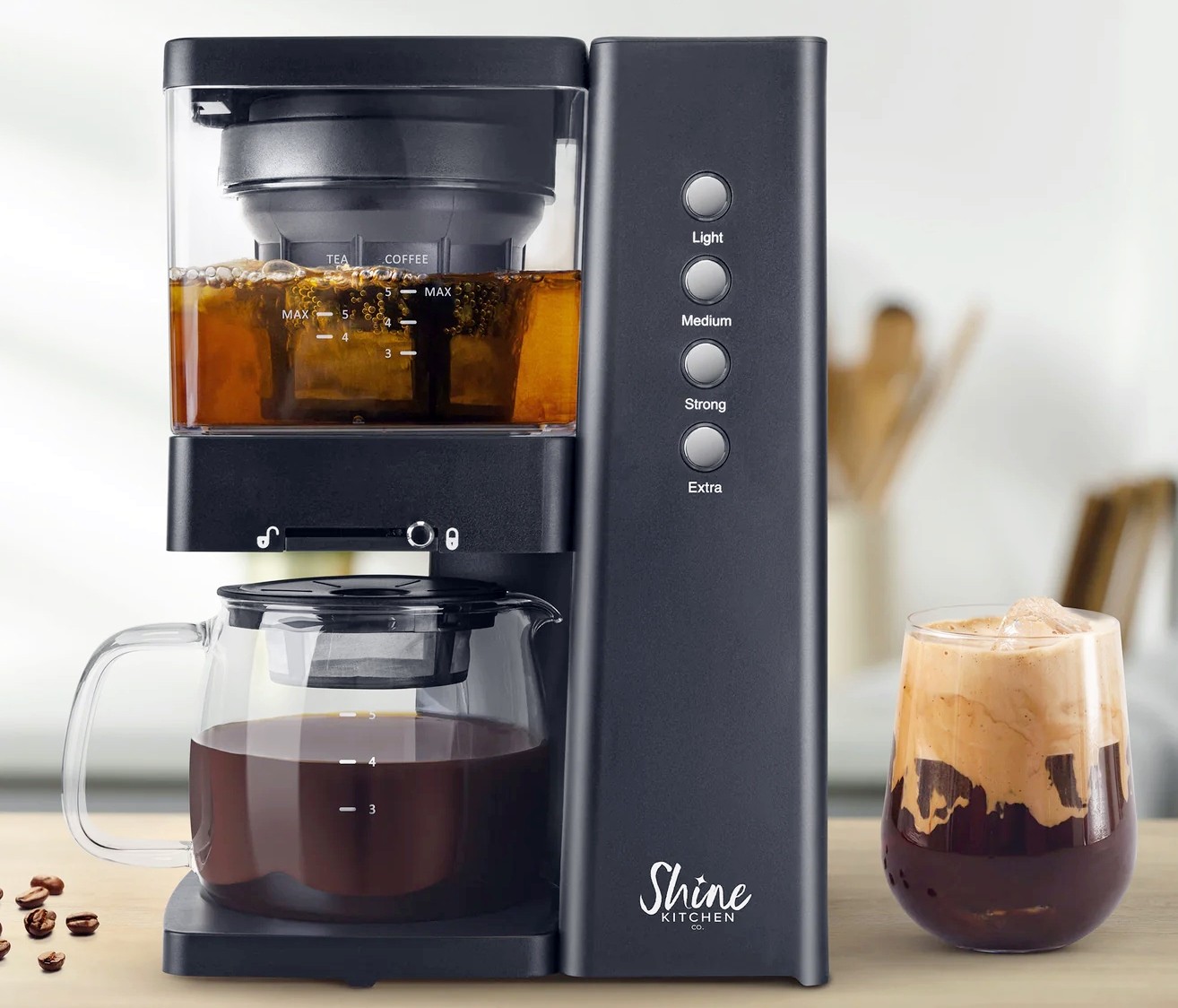 Shine Kitchen Co. Rapid Cold Brew Machine: Cold Brew in Minutes, Not Hours