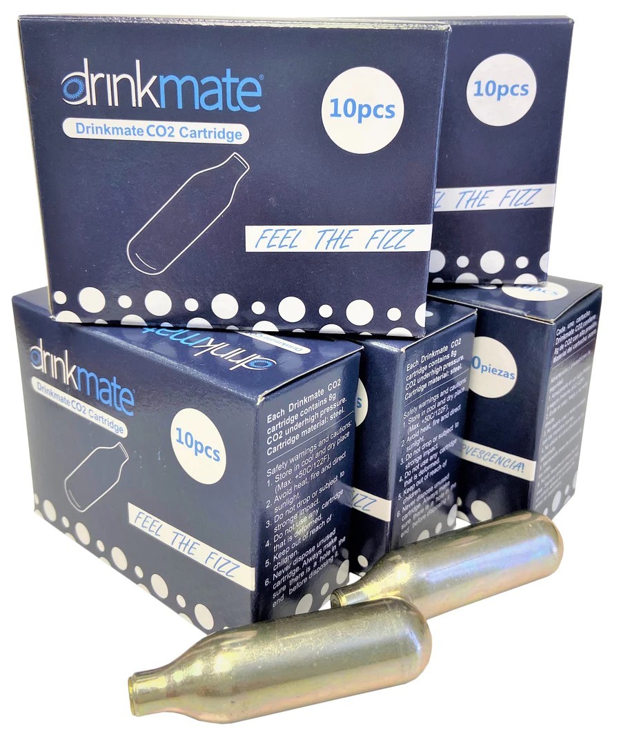 DrinkMate 8g CO2 Chargers - 50 pack