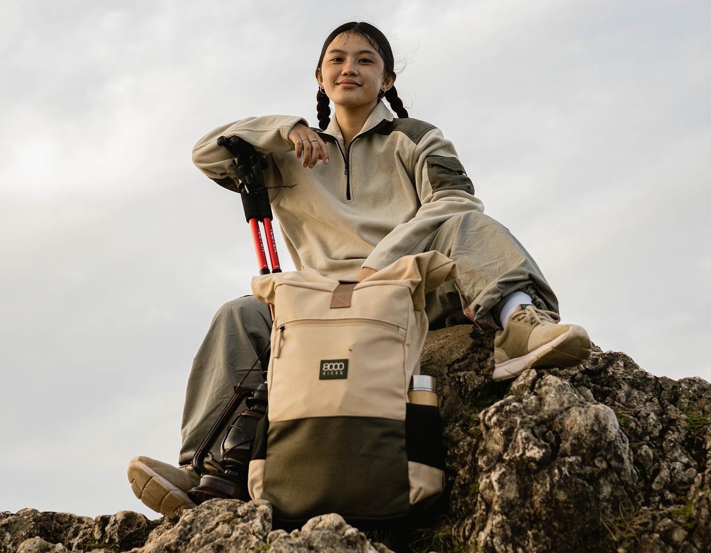 Waterproof shop hemp backpack