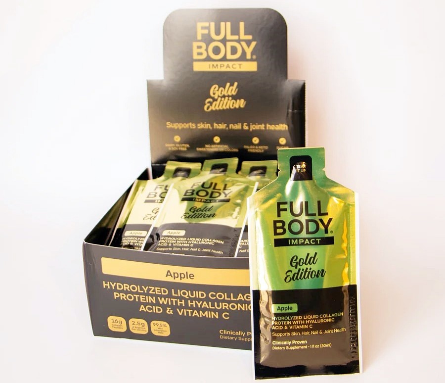 Full Body Impact's Gold Edition Liquid Collagen For Radiant Skin