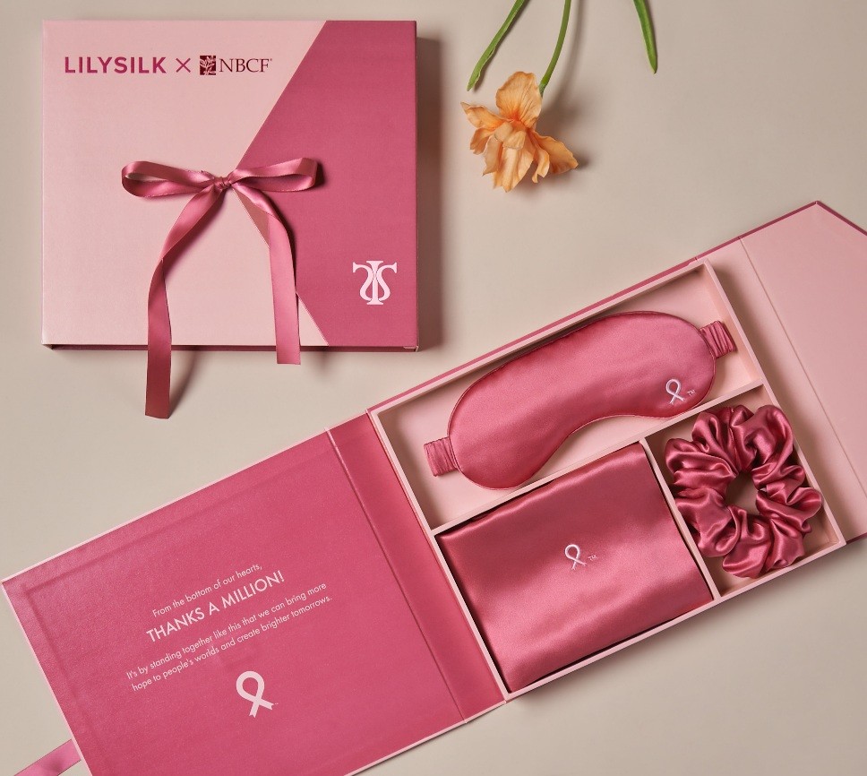 LILYSILK x National Breast Cancer Foundation Silk Collection