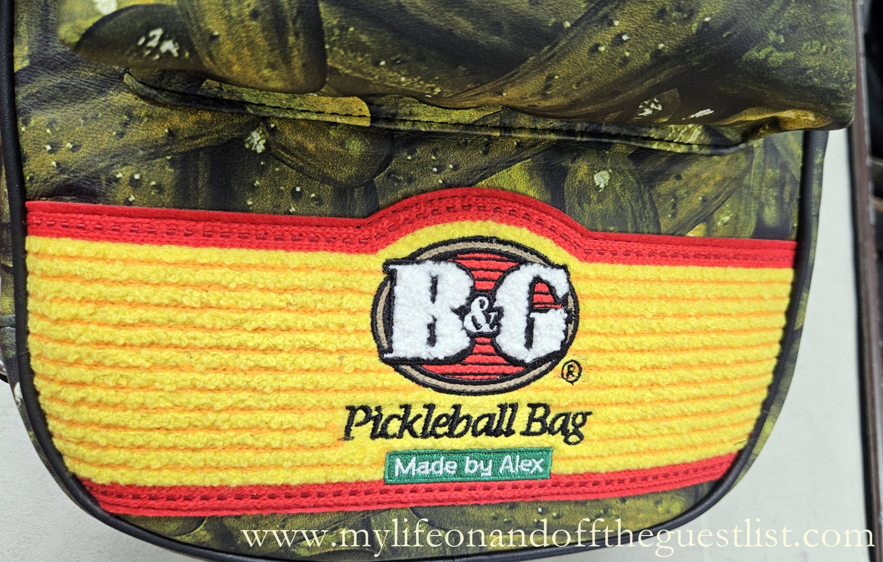 B&G Pickles x Made by Alex Pickleball Handbag