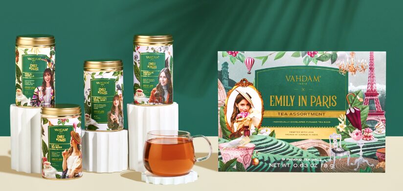 Vahdam India Launches Emily in Paris Tea Collection Collab