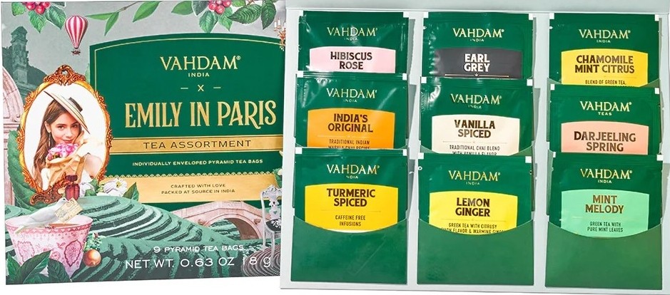 Vahdam India Launches Emily in Paris Tea Collection Collab