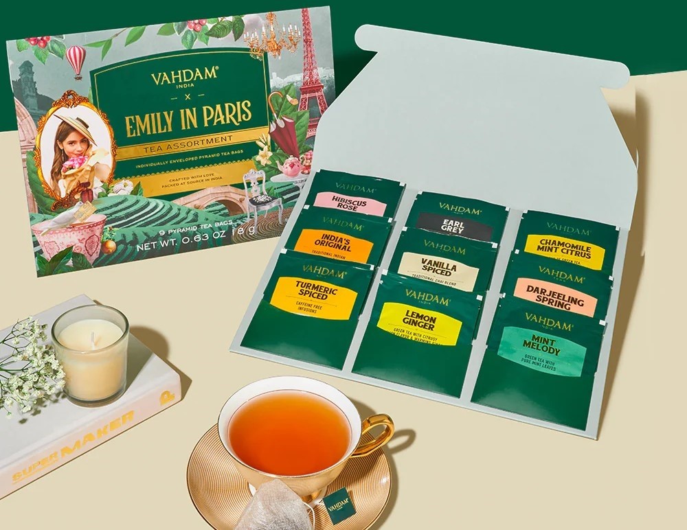 Vahdam India Launches Emily in Paris Tea Collection Collab