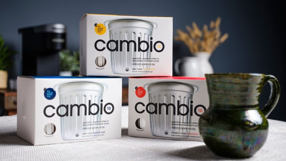 Cambio Roasters: 100% Recyclable Aluminum Coffee Pods