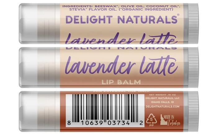 Coffee-Inspired Lip Care: Delight Naturals Latte Lip Balm Trio