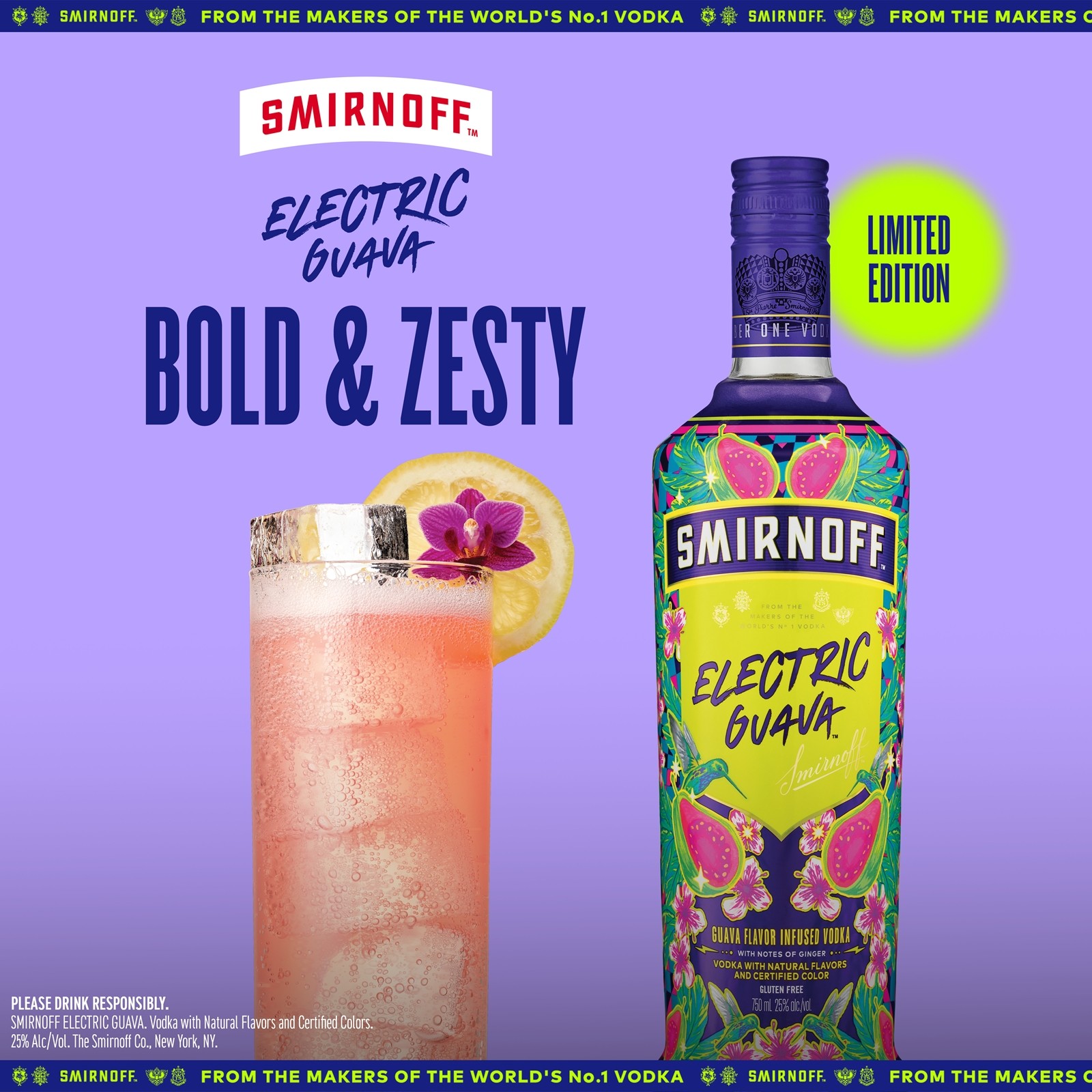Smirnoff Introduces Electric Guava: A Bold New Flavor Adventure