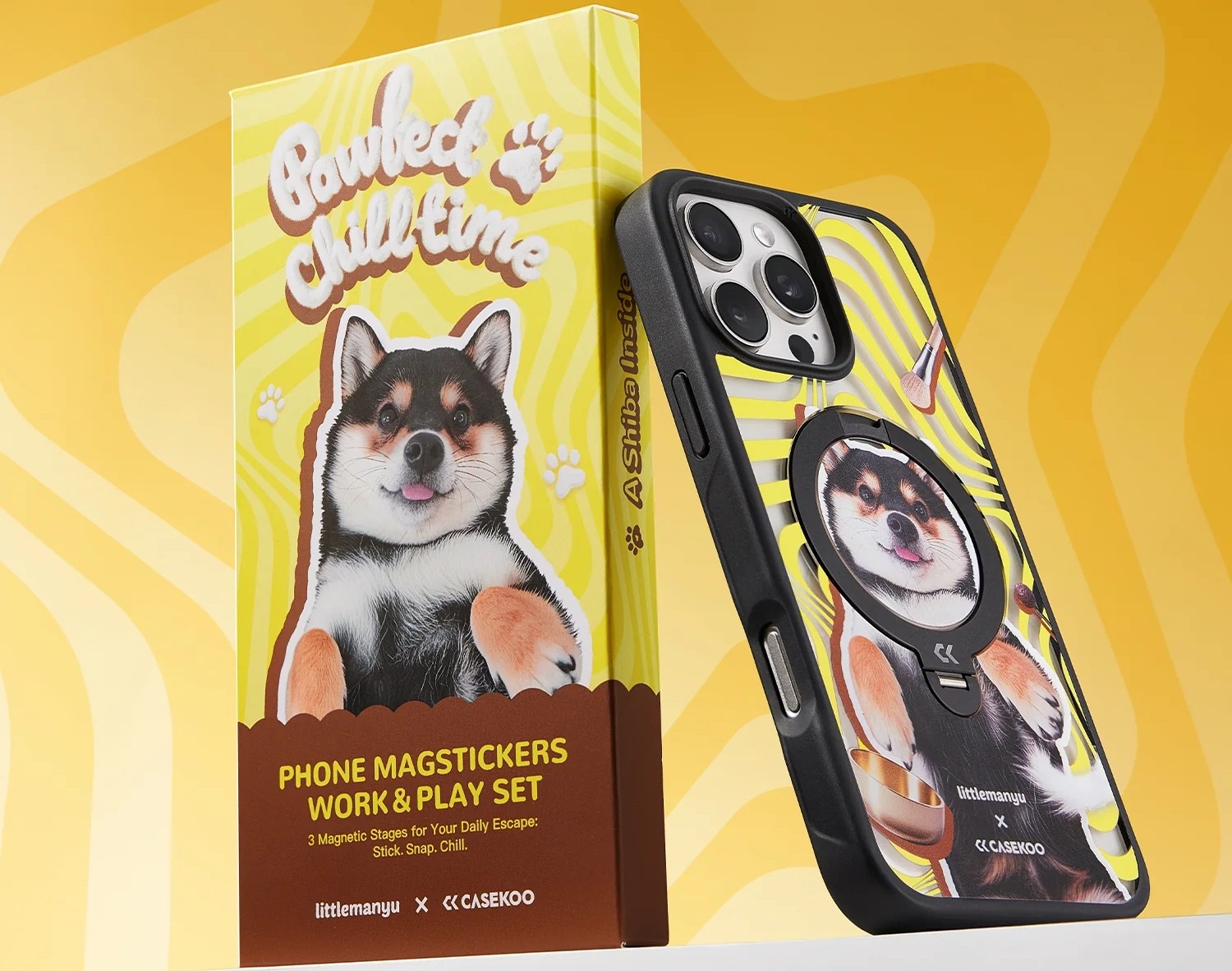 CASEKOO x Manyu: Pawfect Chill Time Case Lets You Switch Styles